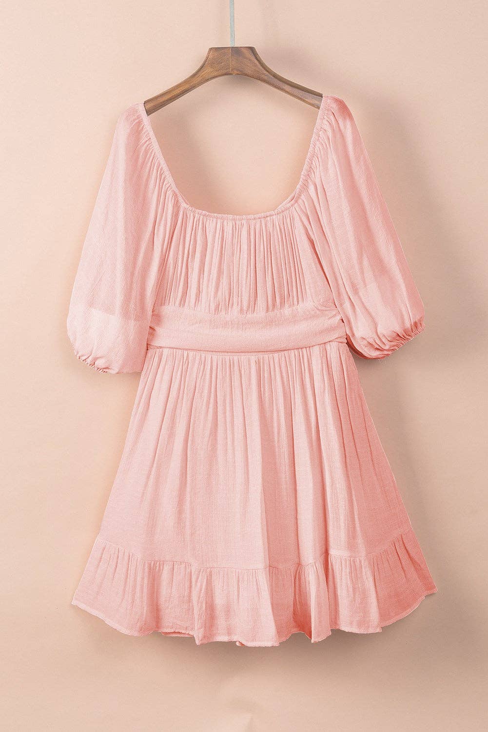 Tie Back Peasant Dress