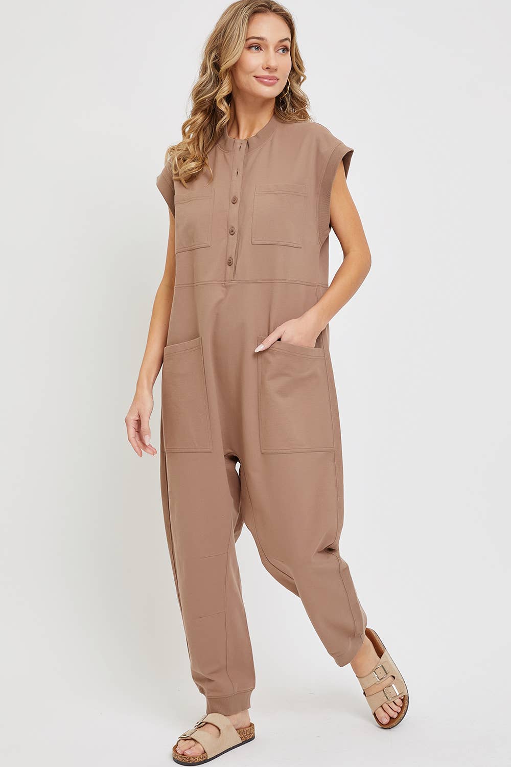SOFT COTTON HARMES ONE-PIECE JUMPSUIT