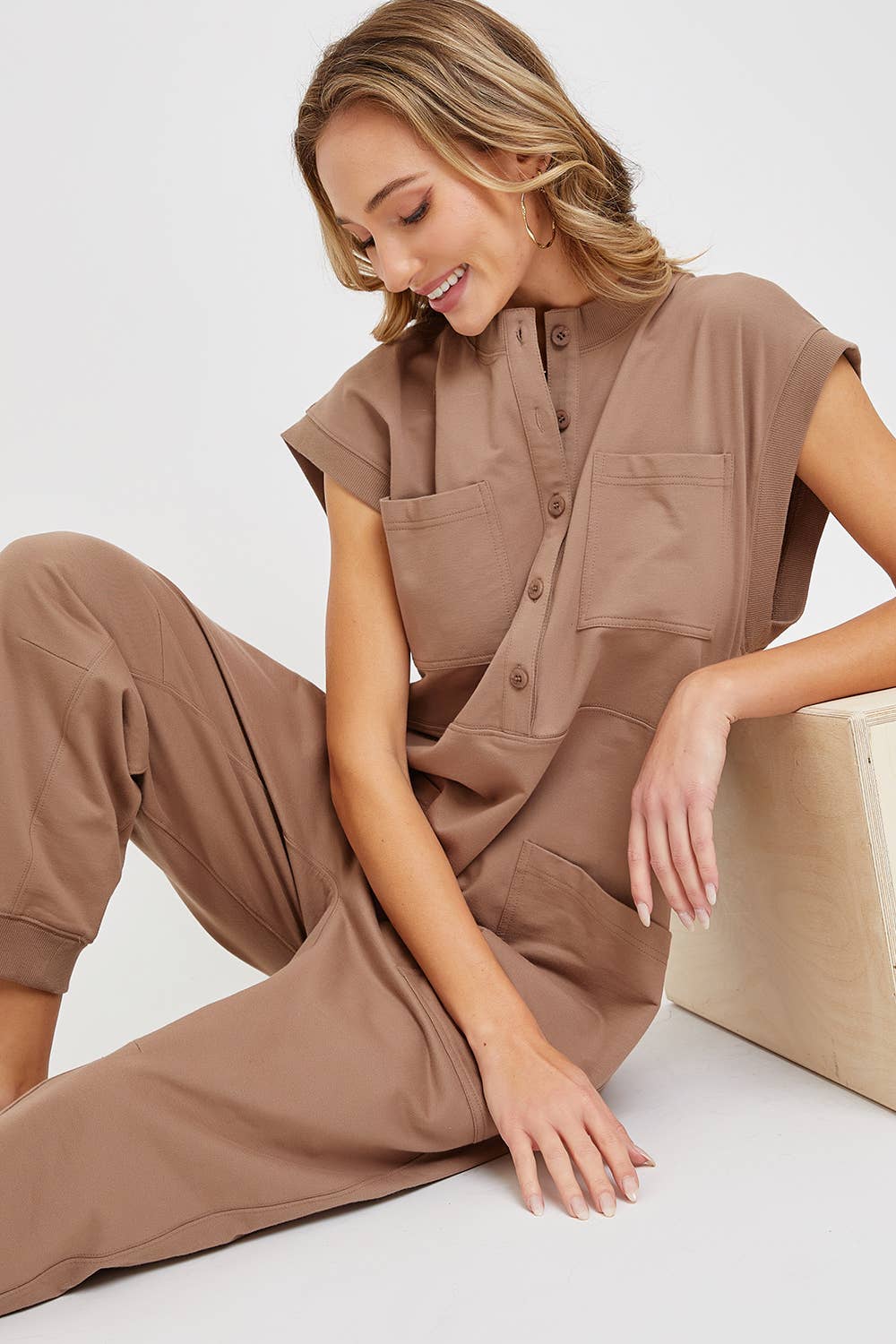 SOFT COTTON HARMES ONE-PIECE JUMPSUIT