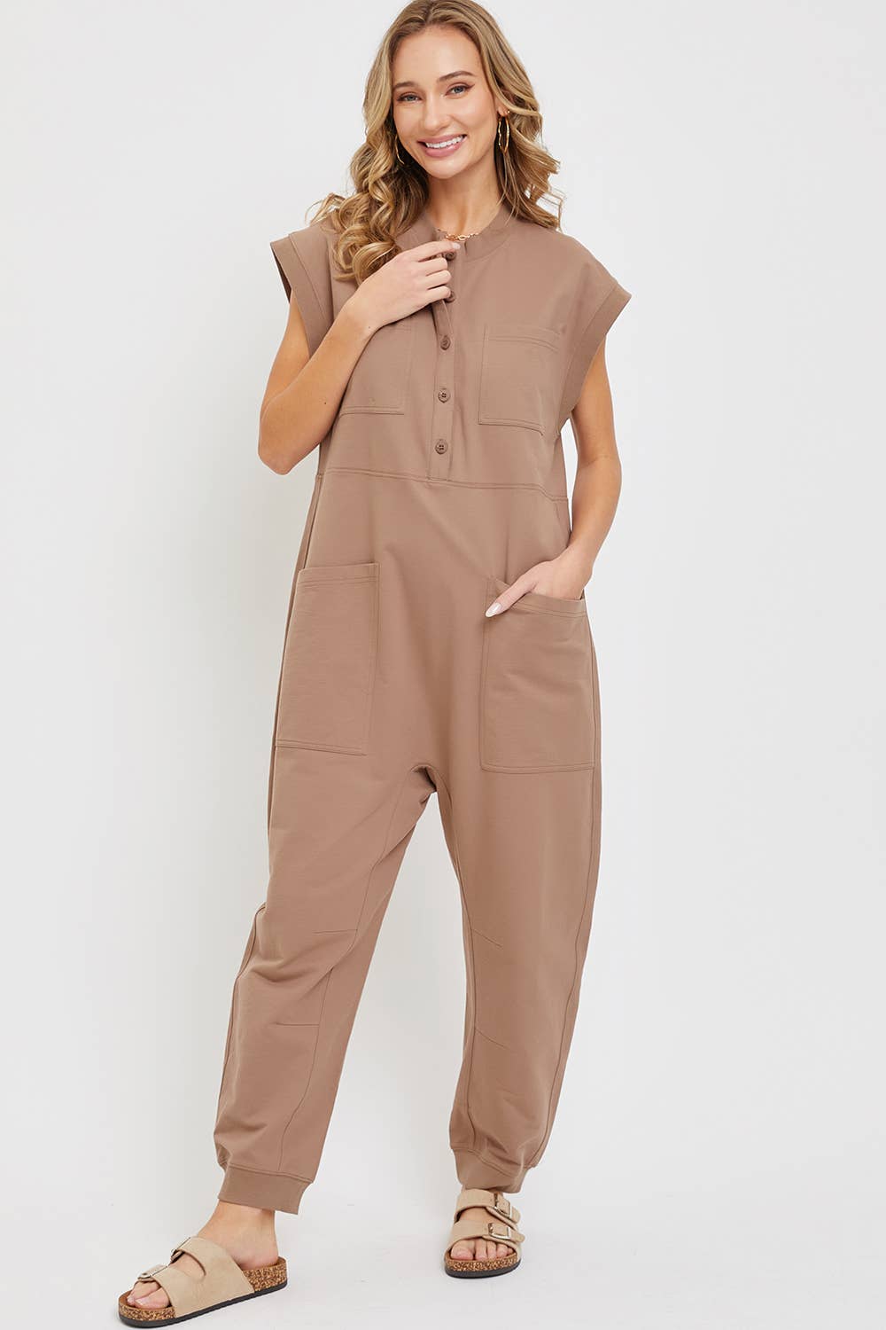 SOFT COTTON HARMES ONE-PIECE JUMPSUIT