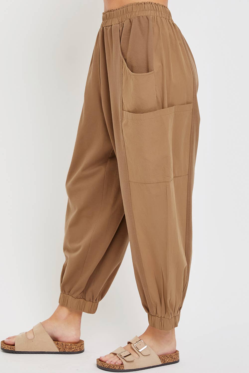 CASUAL COMFY WIDE-LEG HARMES JOGGERS