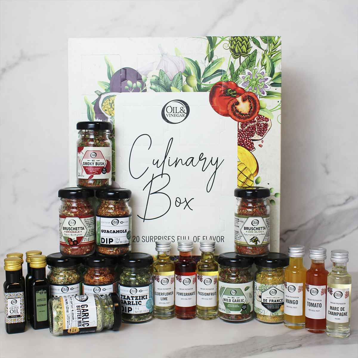 Culinary Box-Gourmet Oil/Vinegar/Spices
