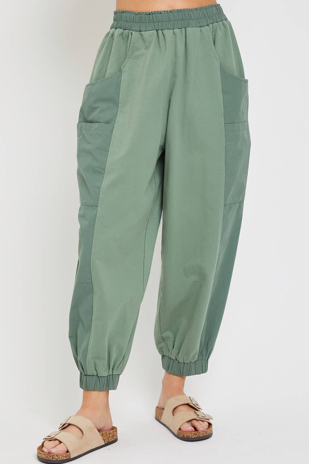 CASUAL COMFY WIDE-LEG HARMES JOGGERS