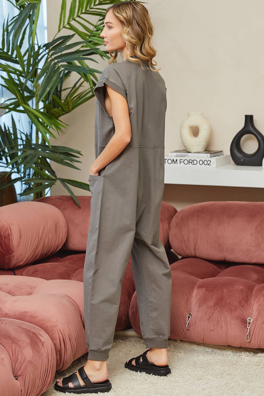 SOFT COTTON HARMES ONE-PIECE JUMPSUIT