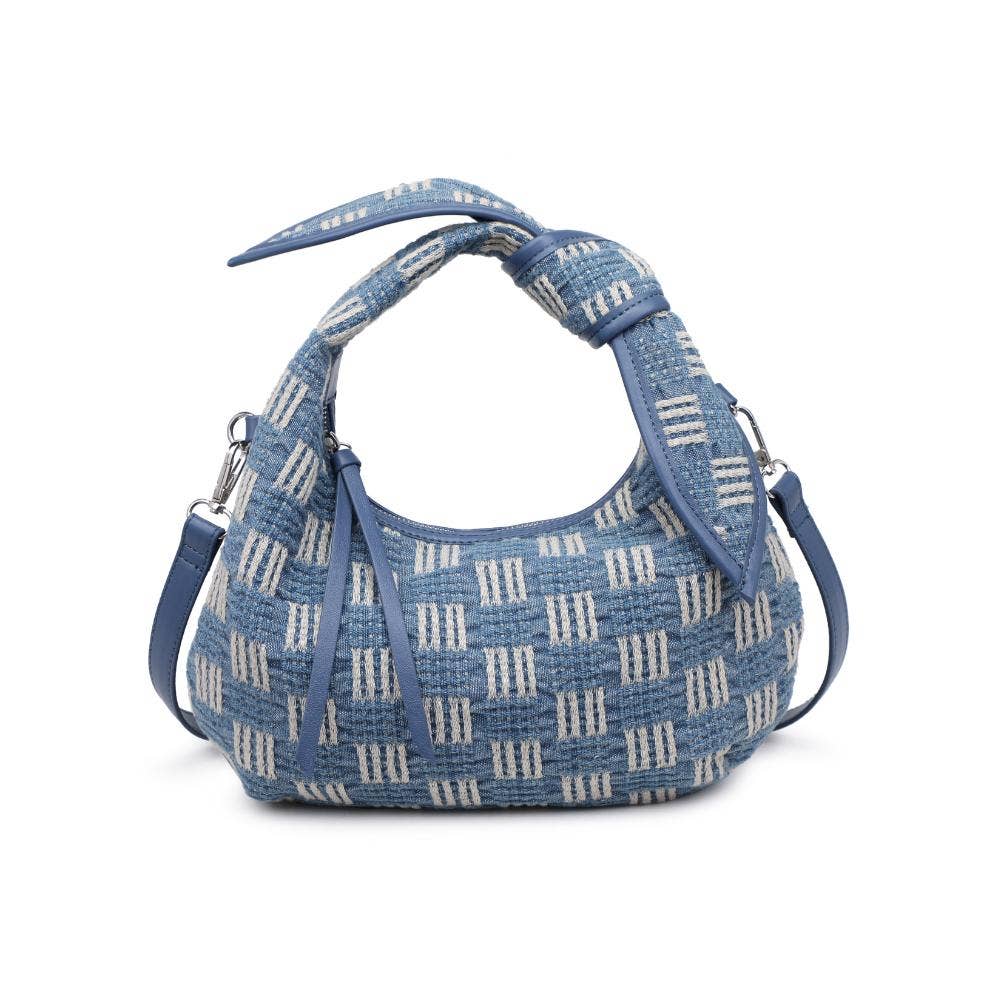 Paloma Knot Straw Crossbody