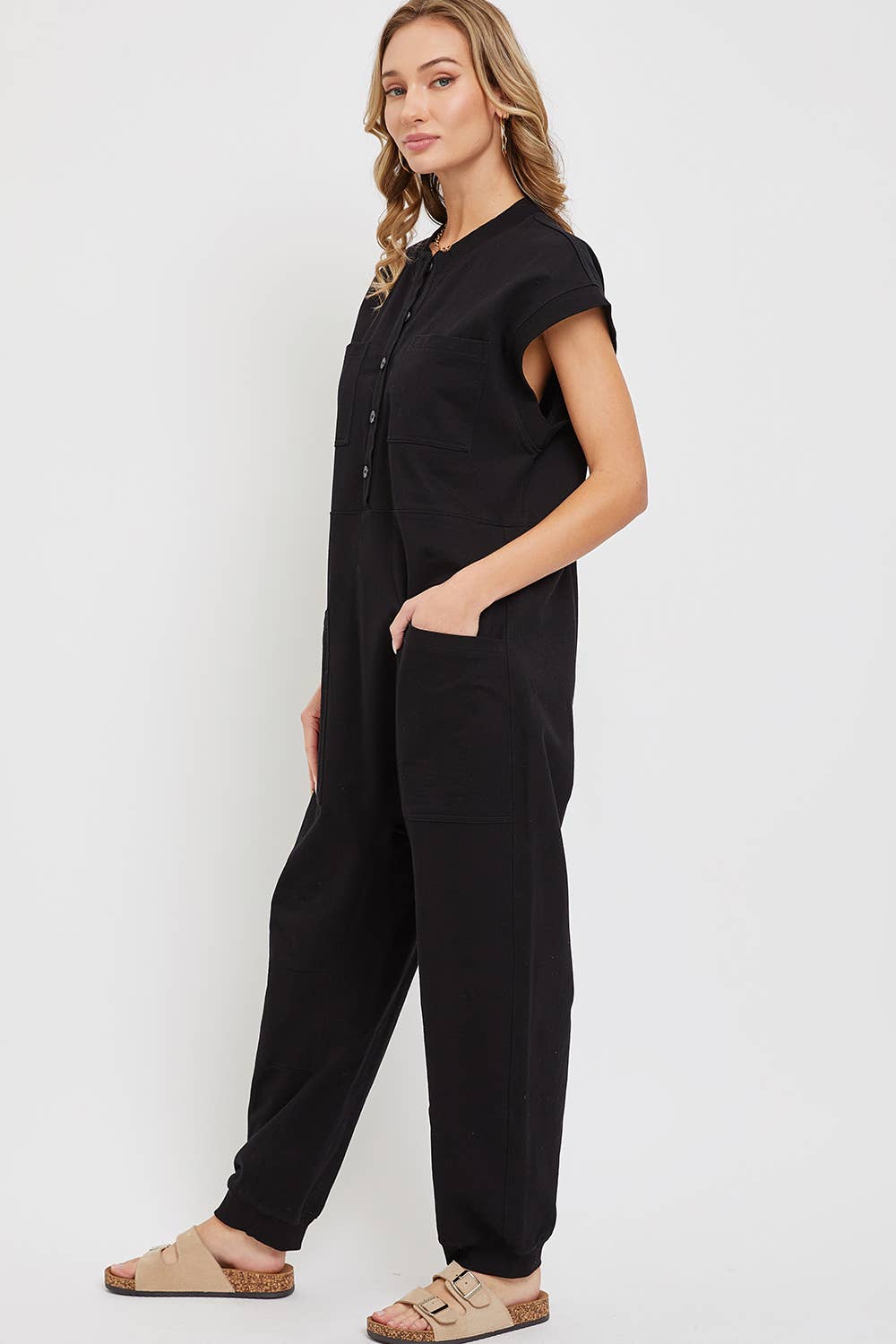 SOFT COTTON HARMES ONE-PIECE JUMPSUIT