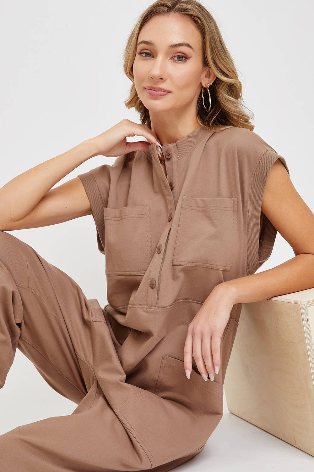 SOFT COTTON HARMES ONE-PIECE JUMPSUIT