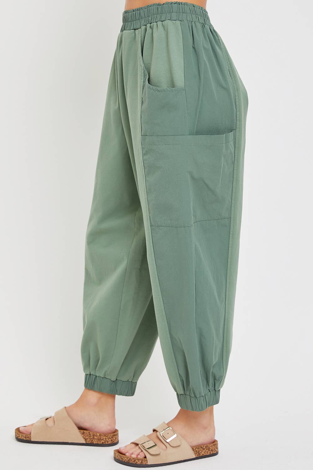 CASUAL COMFY WIDE-LEG HARMES JOGGERS