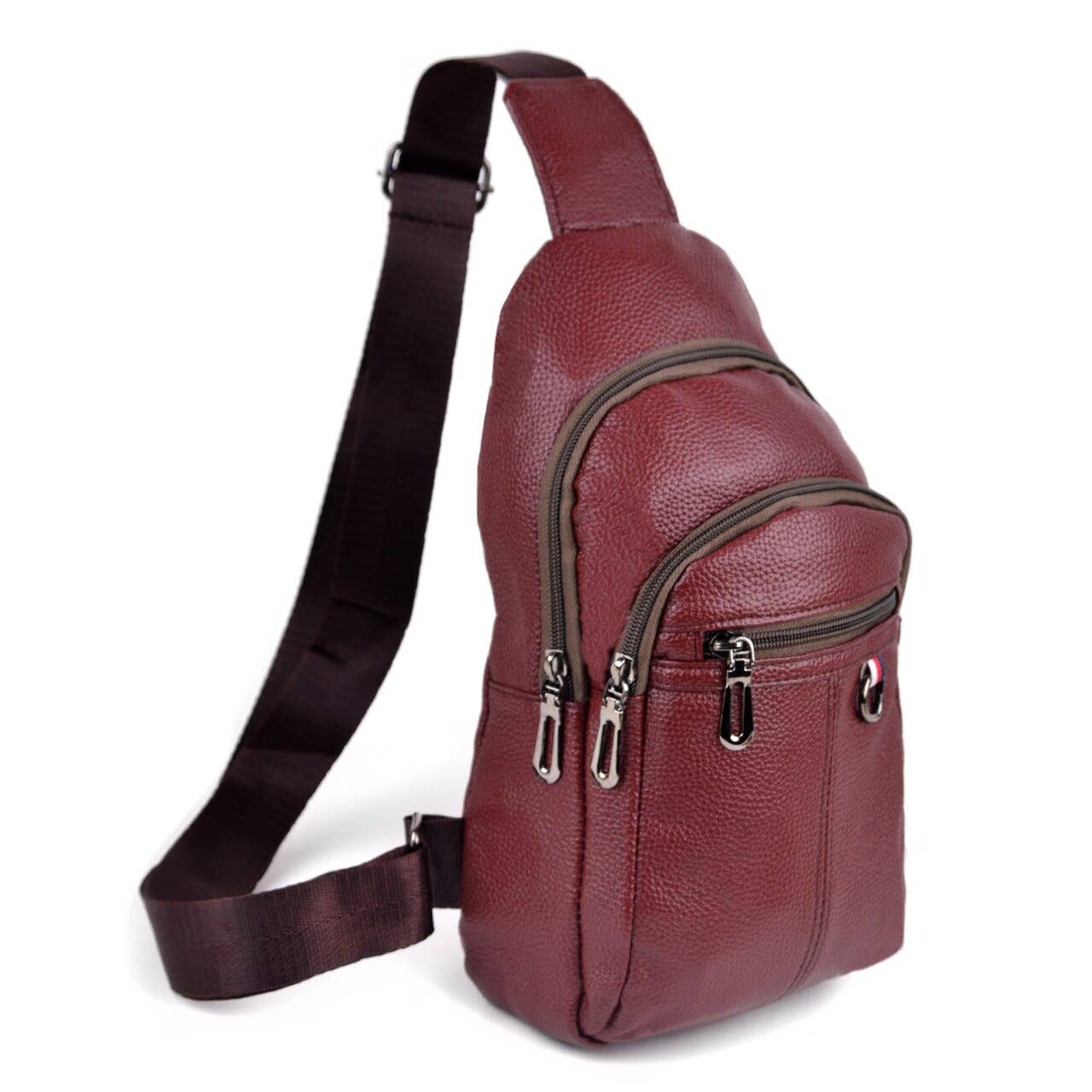 Synthetic Leather Crossbody Sling Shoulder Bag
