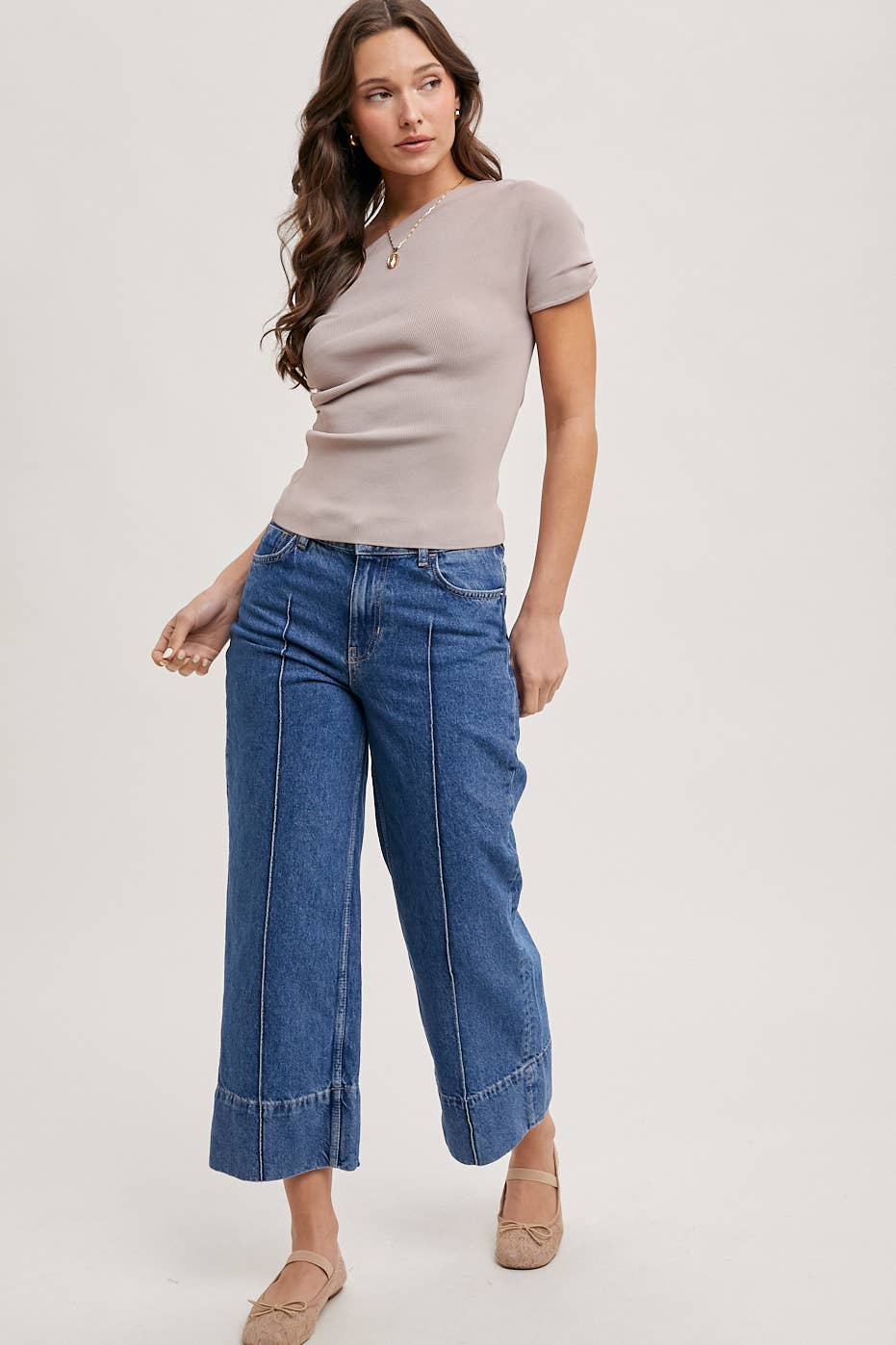 DRAPED KNIT ASYMMETRIC ONE SHOULDER KNIT TOP