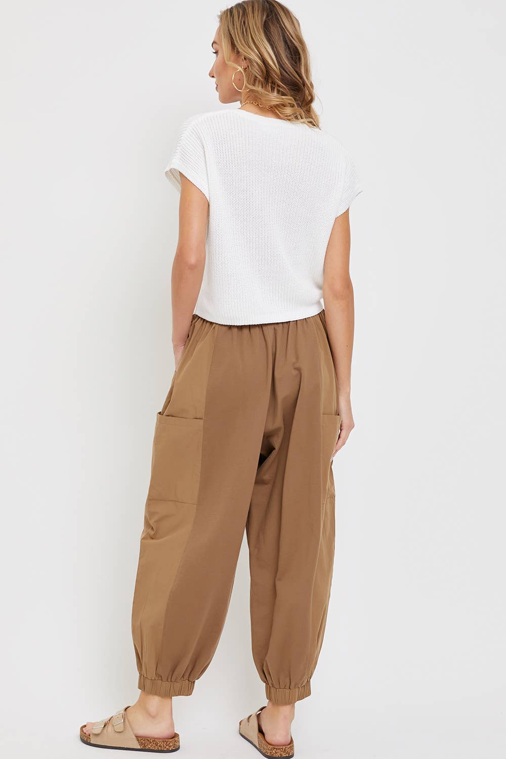 CASUAL COMFY WIDE-LEG HARMES JOGGERS
