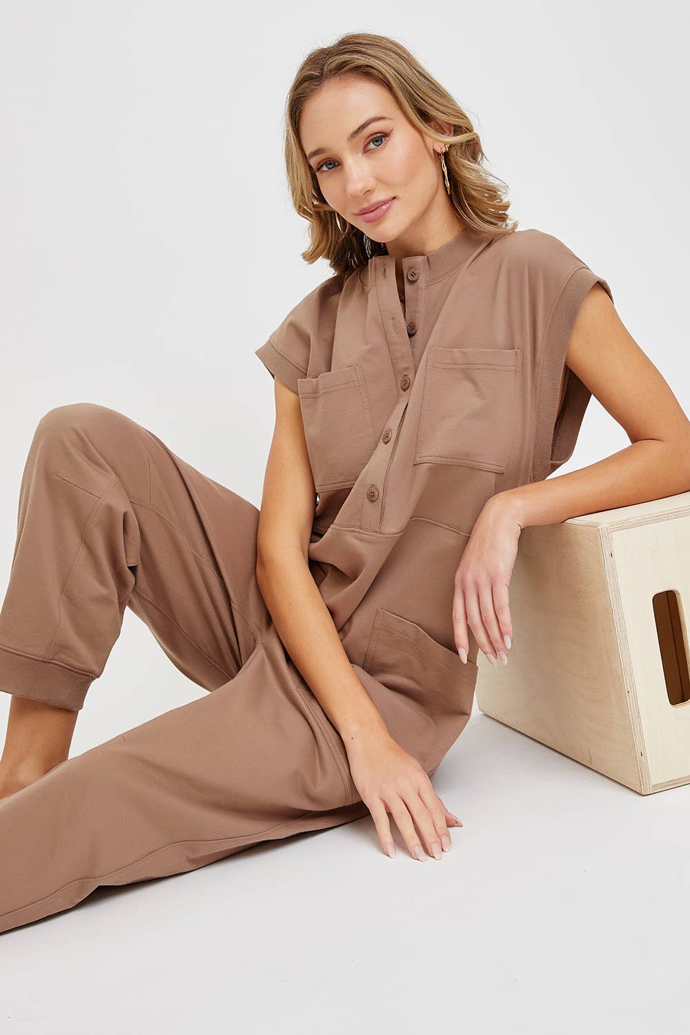 SOFT COTTON HARMES ONE-PIECE JUMPSUIT