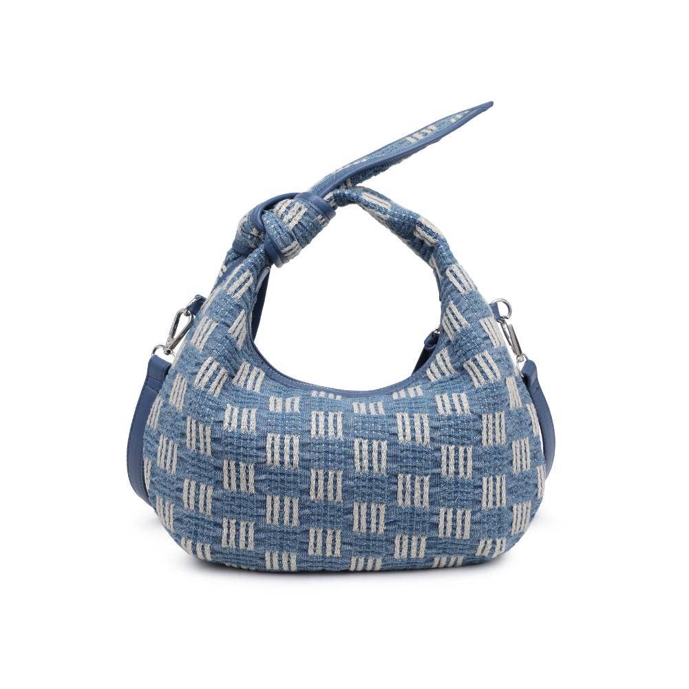 Paloma Knot Straw Crossbody