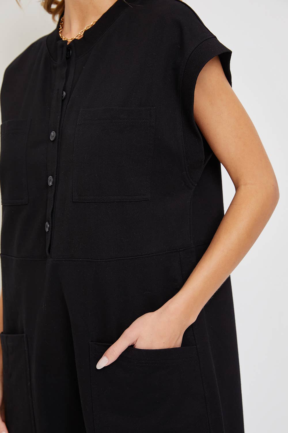 SOFT COTTON HARMES ONE-PIECE JUMPSUIT