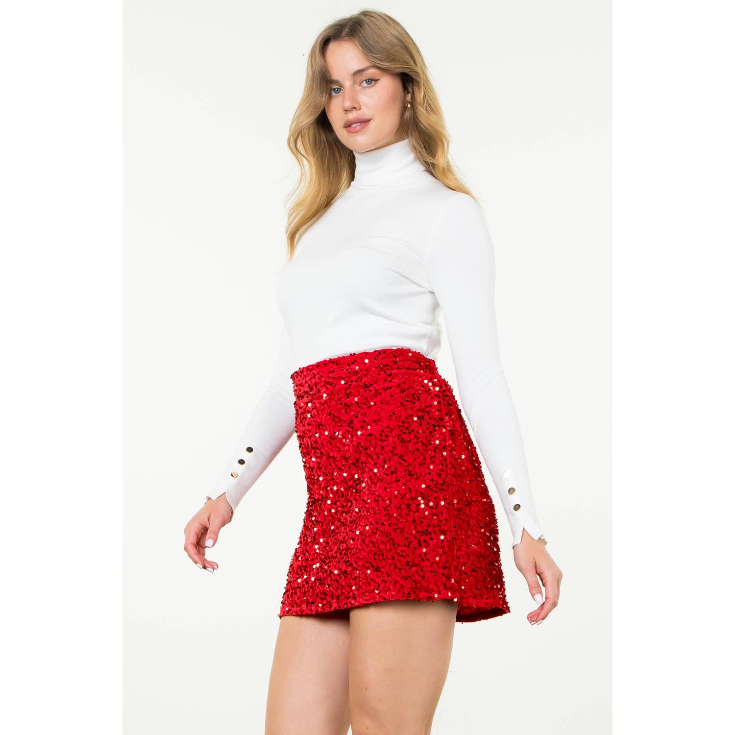 Sequin Skort