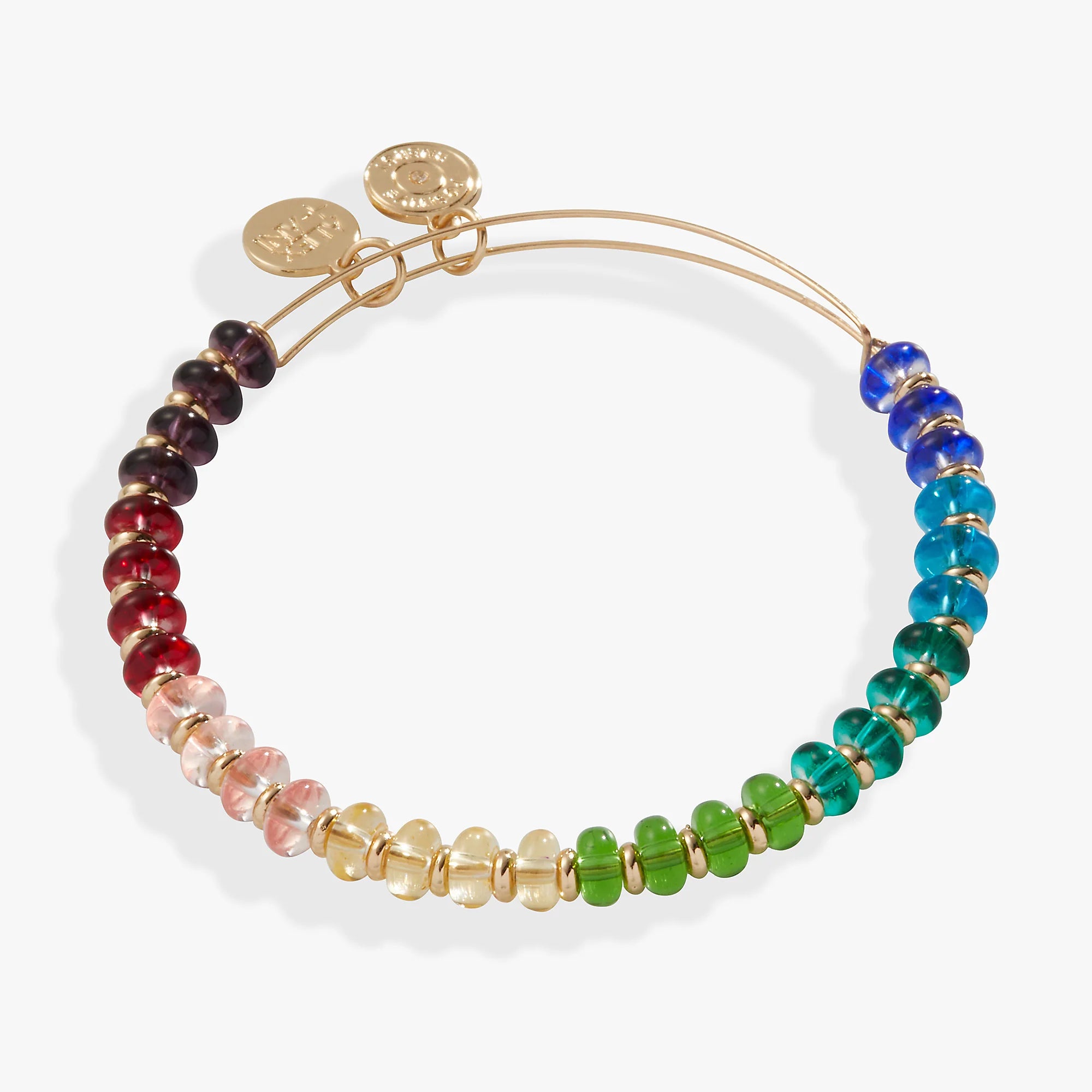 Alex and Ani Rainbow Beaded Bangle
