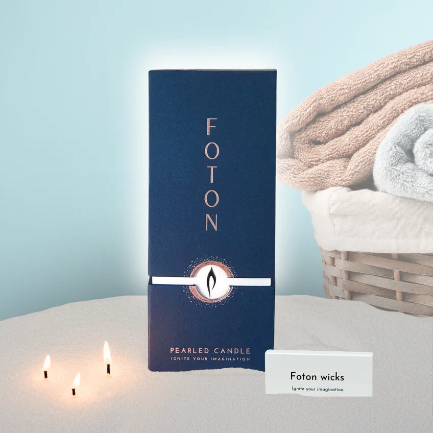 Foton Pearled Candle (White Scented)