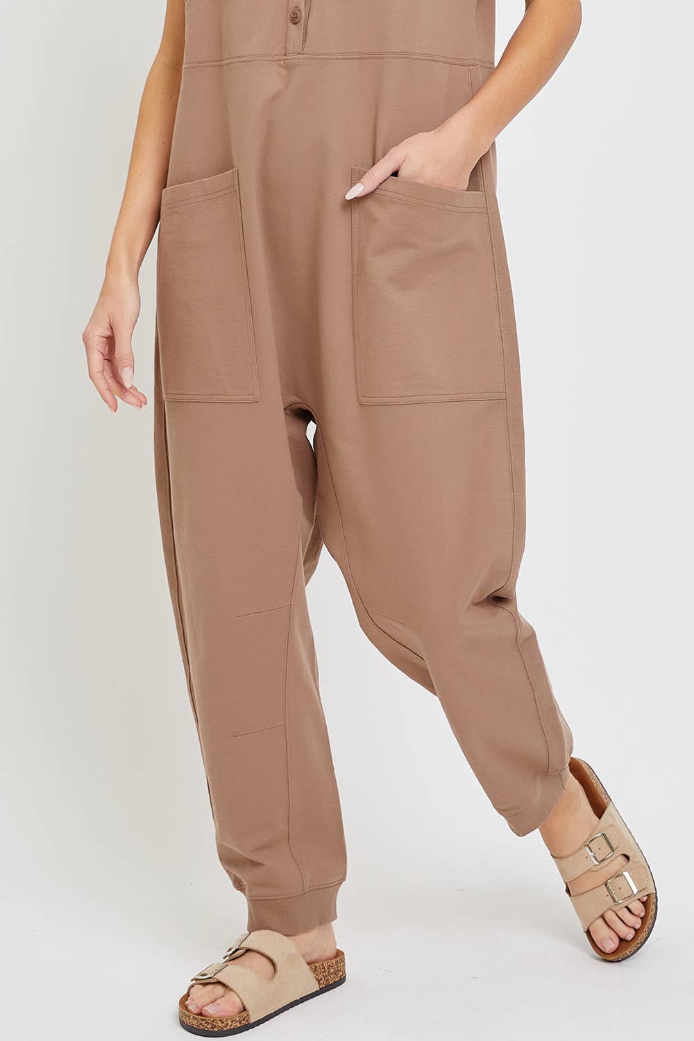 SOFT COTTON HARMES ONE-PIECE JUMPSUIT