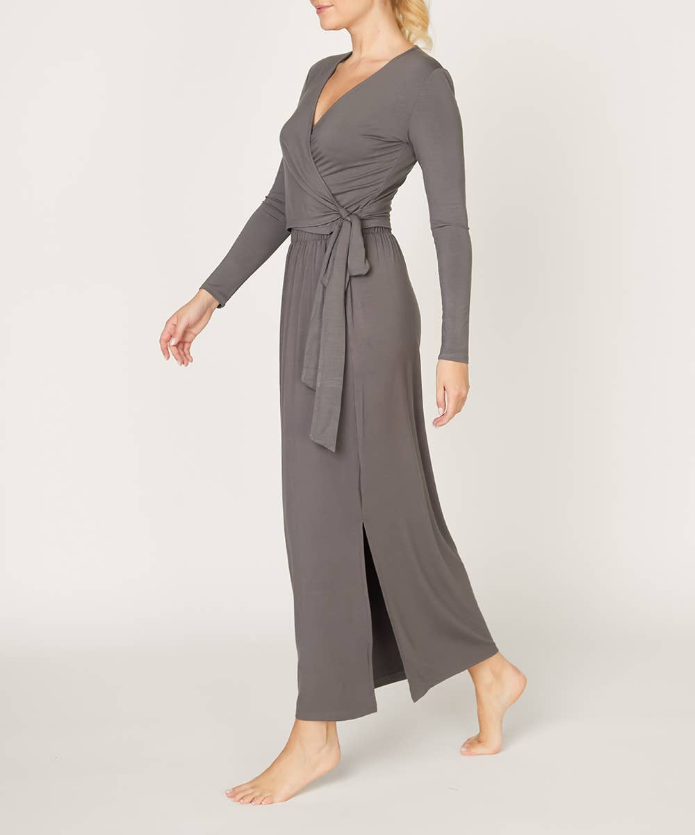 BAMBOO CLASSIC SKIRT-DULL GREY