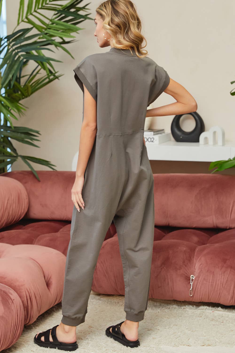 SOFT COTTON HARMES ONE-PIECE JUMPSUIT
