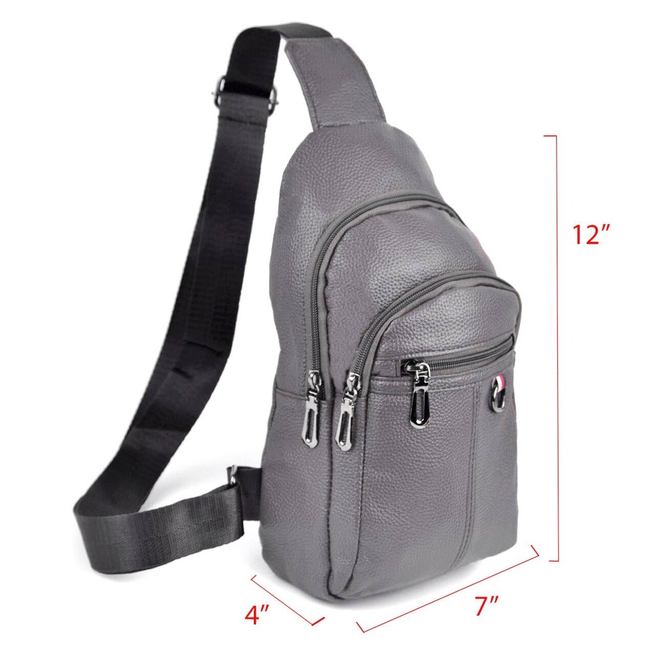 Synthetic Leather Crossbody Sling Shoulder Bag