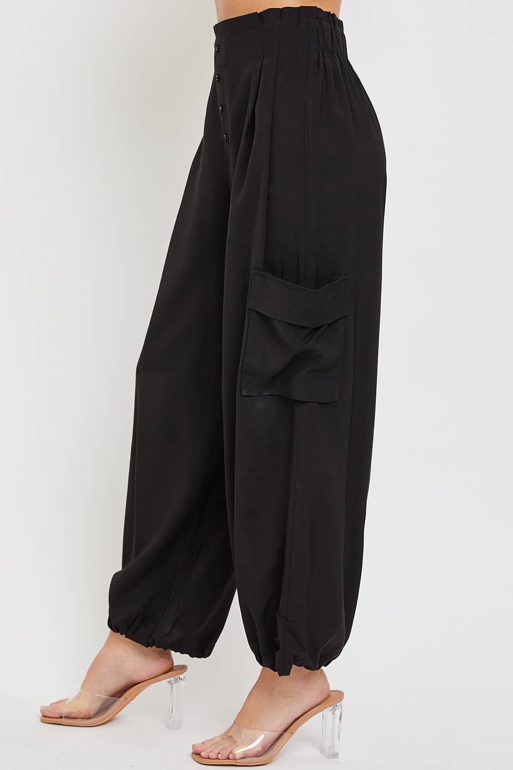 FLOWY LOOSE FIT BOHO FEELS JOGGER PANTS