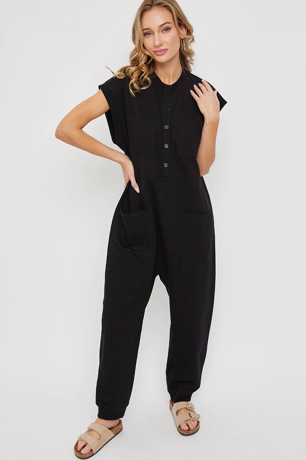 SOFT COTTON HARMES ONE-PIECE JUMPSUIT