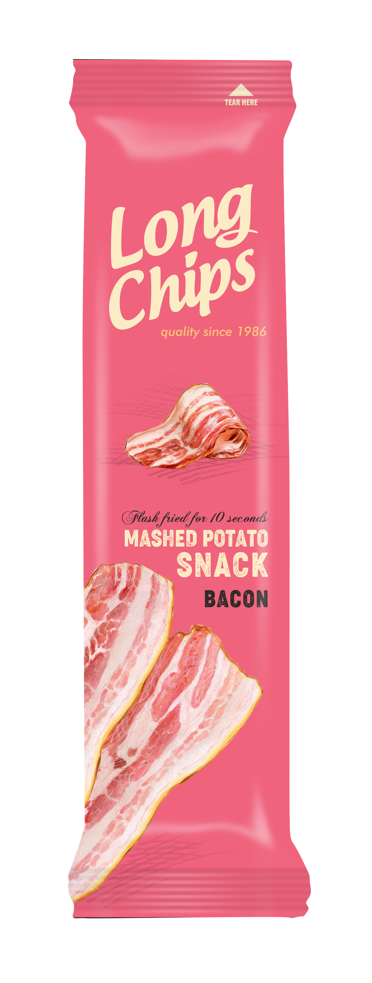 Long Potato Chips Bacon 75g/2.6oz