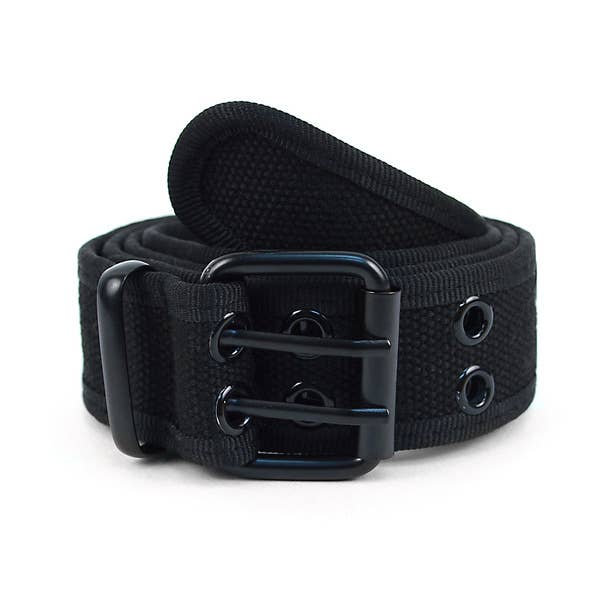 Men's Double Grommet Hole Canvas Belt