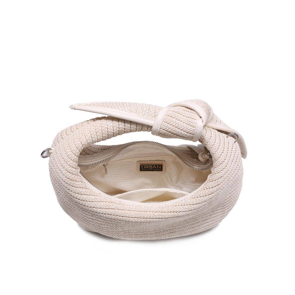 Paloma Knot Straw Crossbody