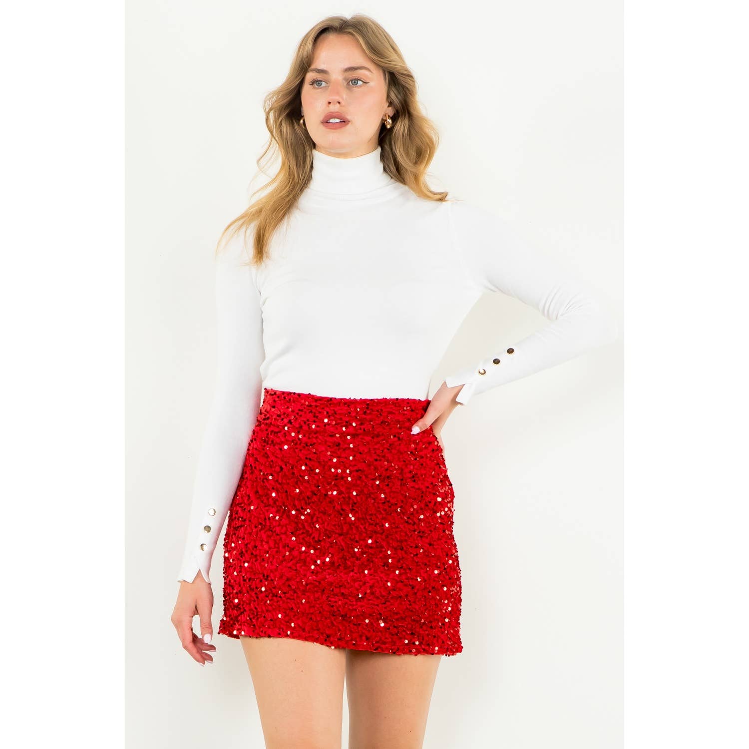 Sequin Skort