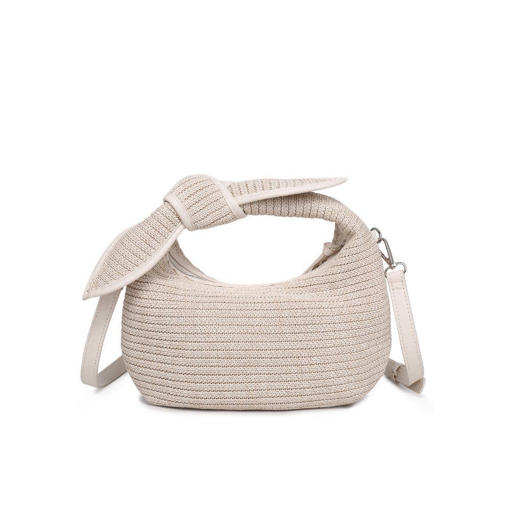 Paloma Knot Straw Crossbody