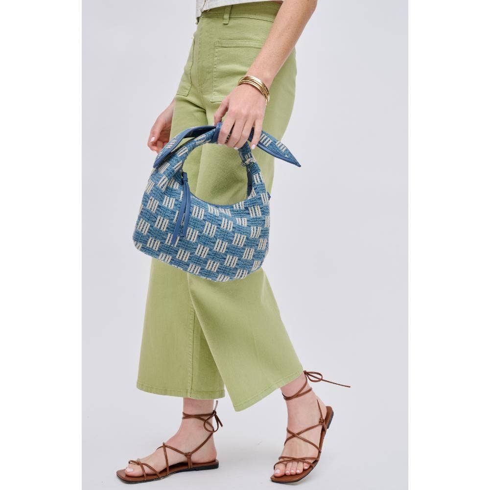 Paloma Knot Straw Crossbody