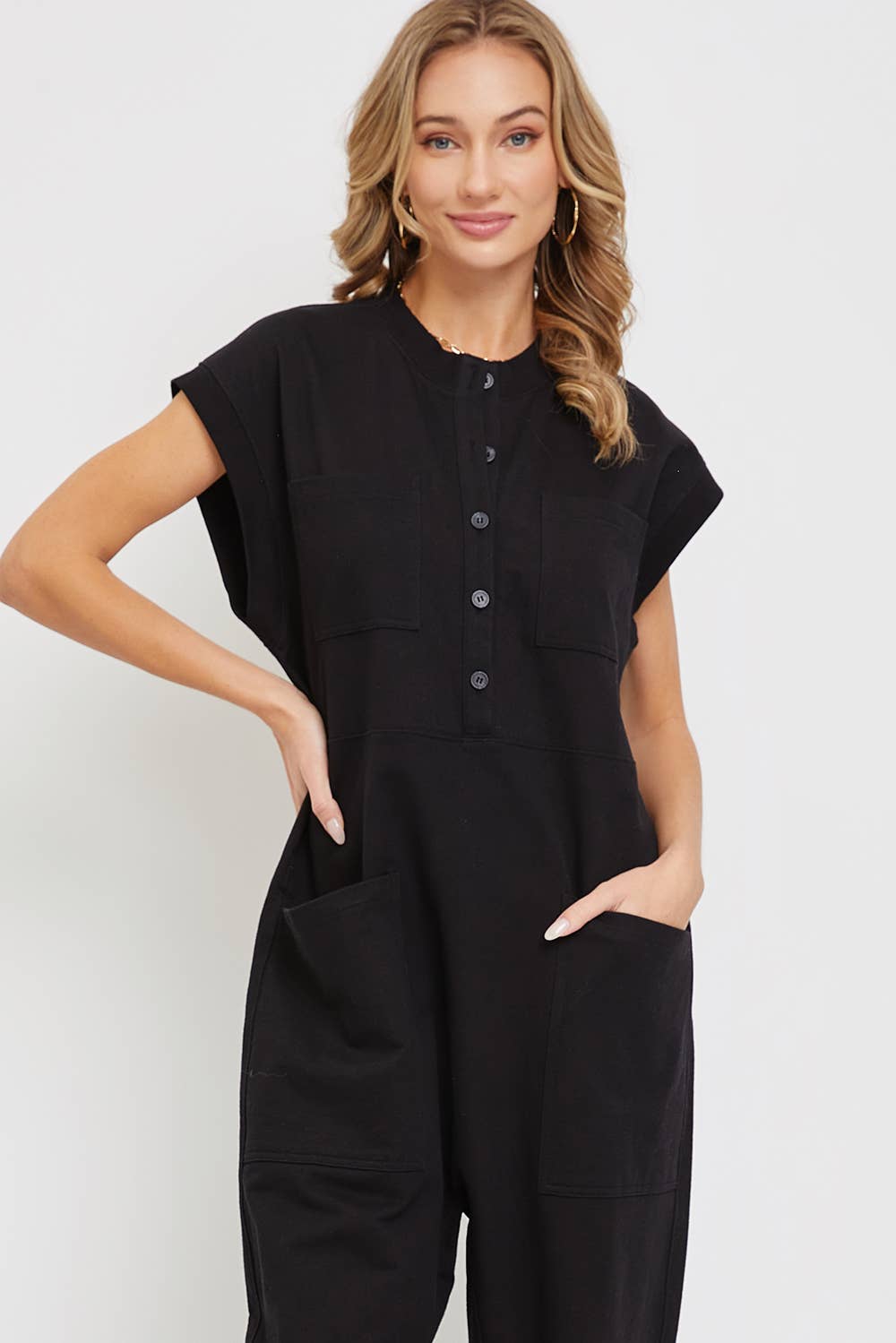 SOFT COTTON HARMES ONE-PIECE JUMPSUIT