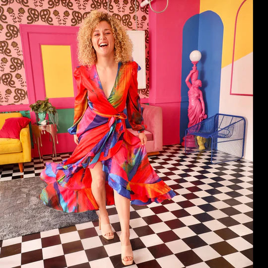 Carrie Wrap Dress- Land of Oz