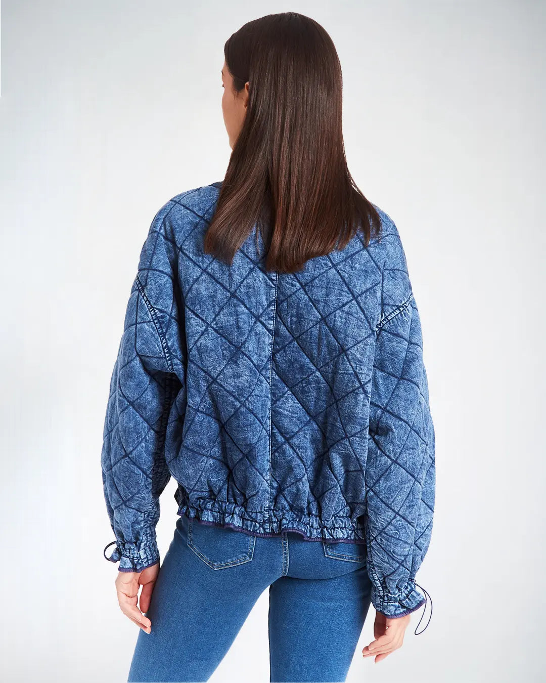 Sparkle and switch up your style with our Diamond Quilted Reversible Denim Jacket: Two chic looks in one, featuring a dazzling quilted pattern and classic denim, perfect for unleashing your fashion creativity and rocking multiple outfits with a single wardrobe staple! Embrace the versatility and shine bright like a diamond wherever you go!