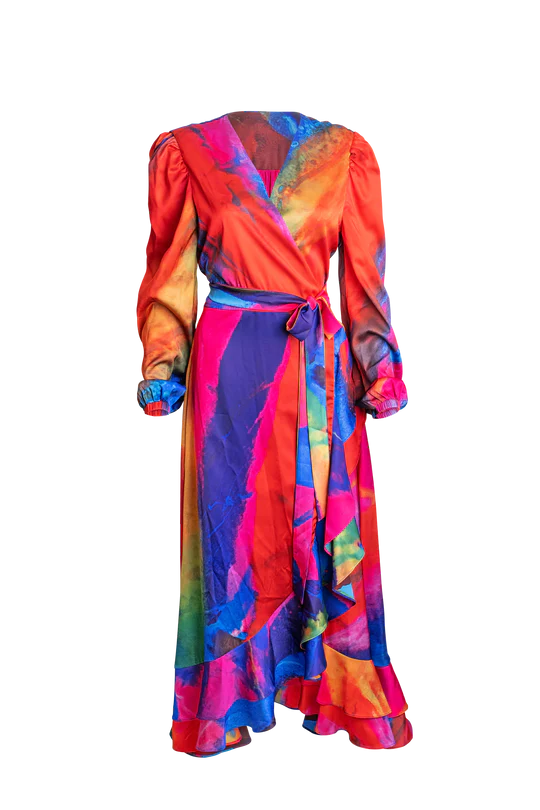 Carrie Wrap Dress- Land of Oz