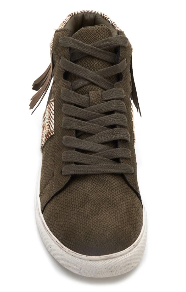 Slinky Olive Vegan Sneakers