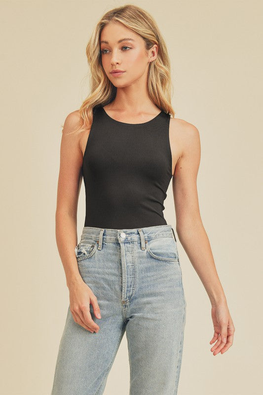 Halter neck bodysuit