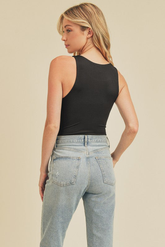 Halter neck bodysuit