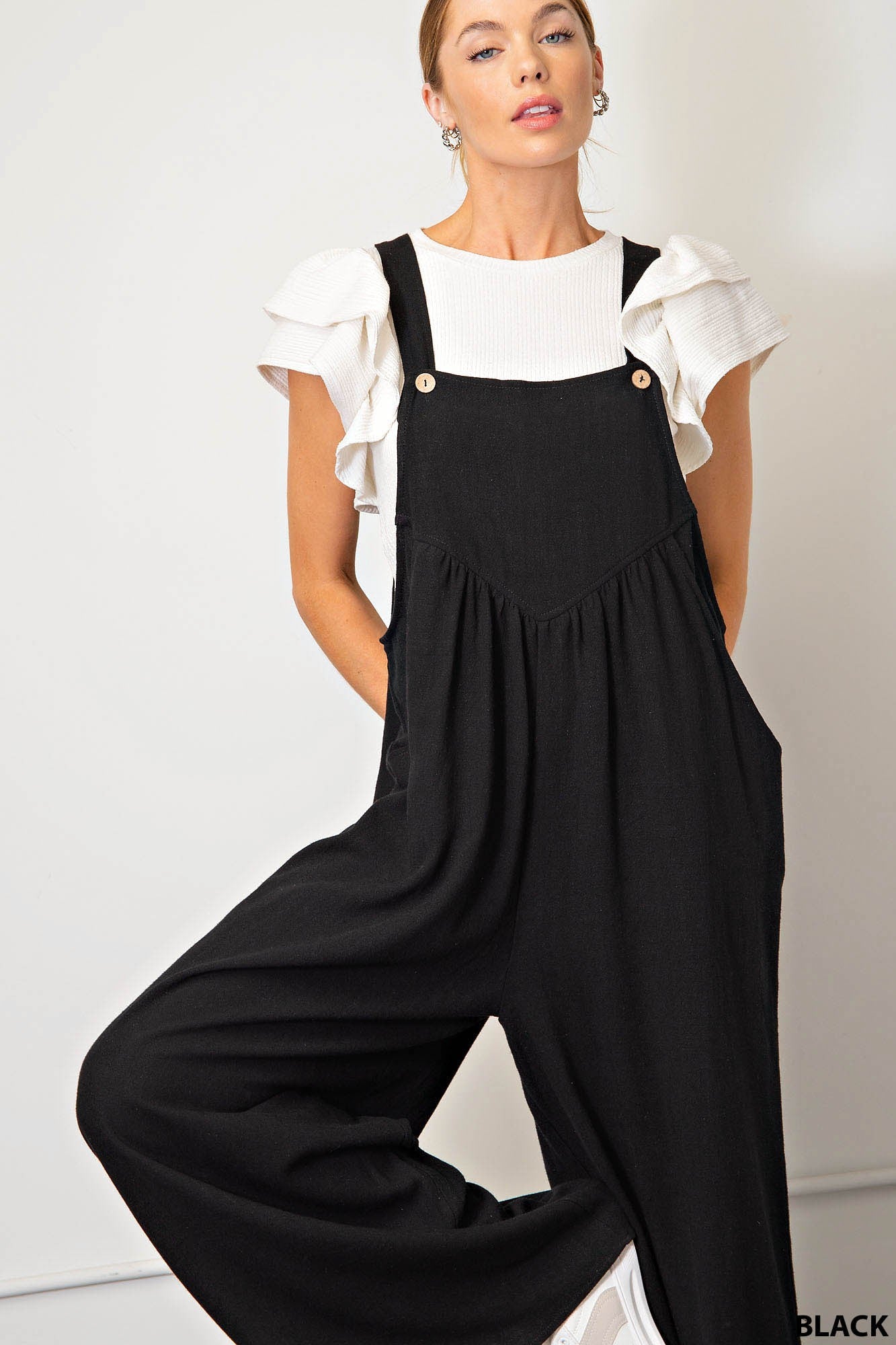 Shirring Overall