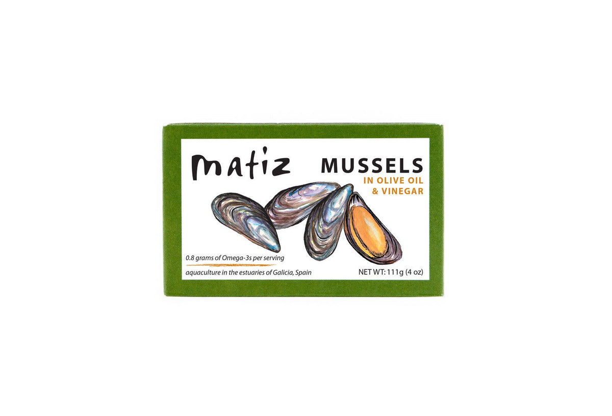 Matiz Mussels in Extra Virgin Olive Oil - 4oz