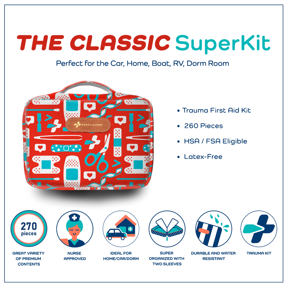 First Aid SuperKit (270 pcs) (Red)