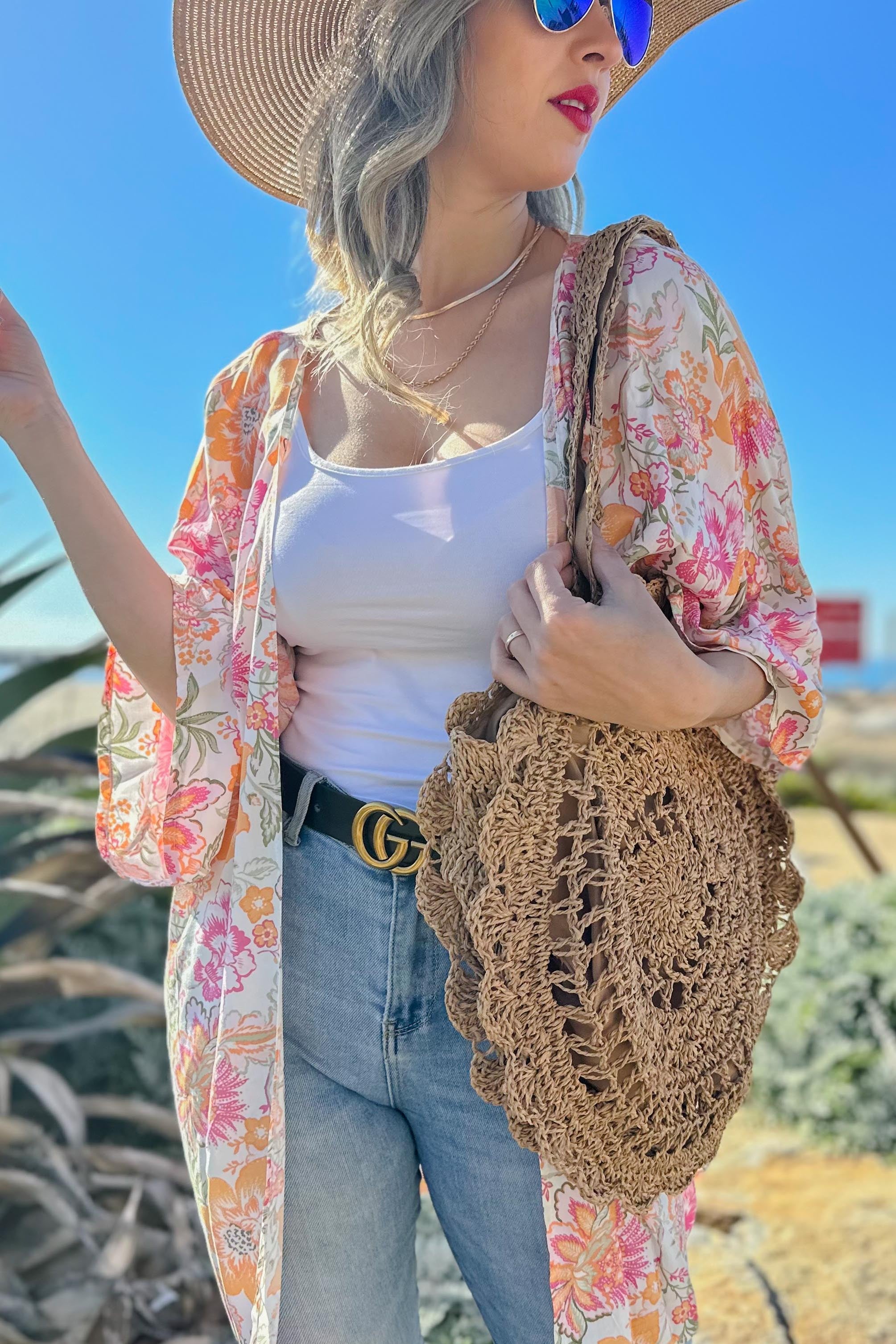 Straw Beach Bag