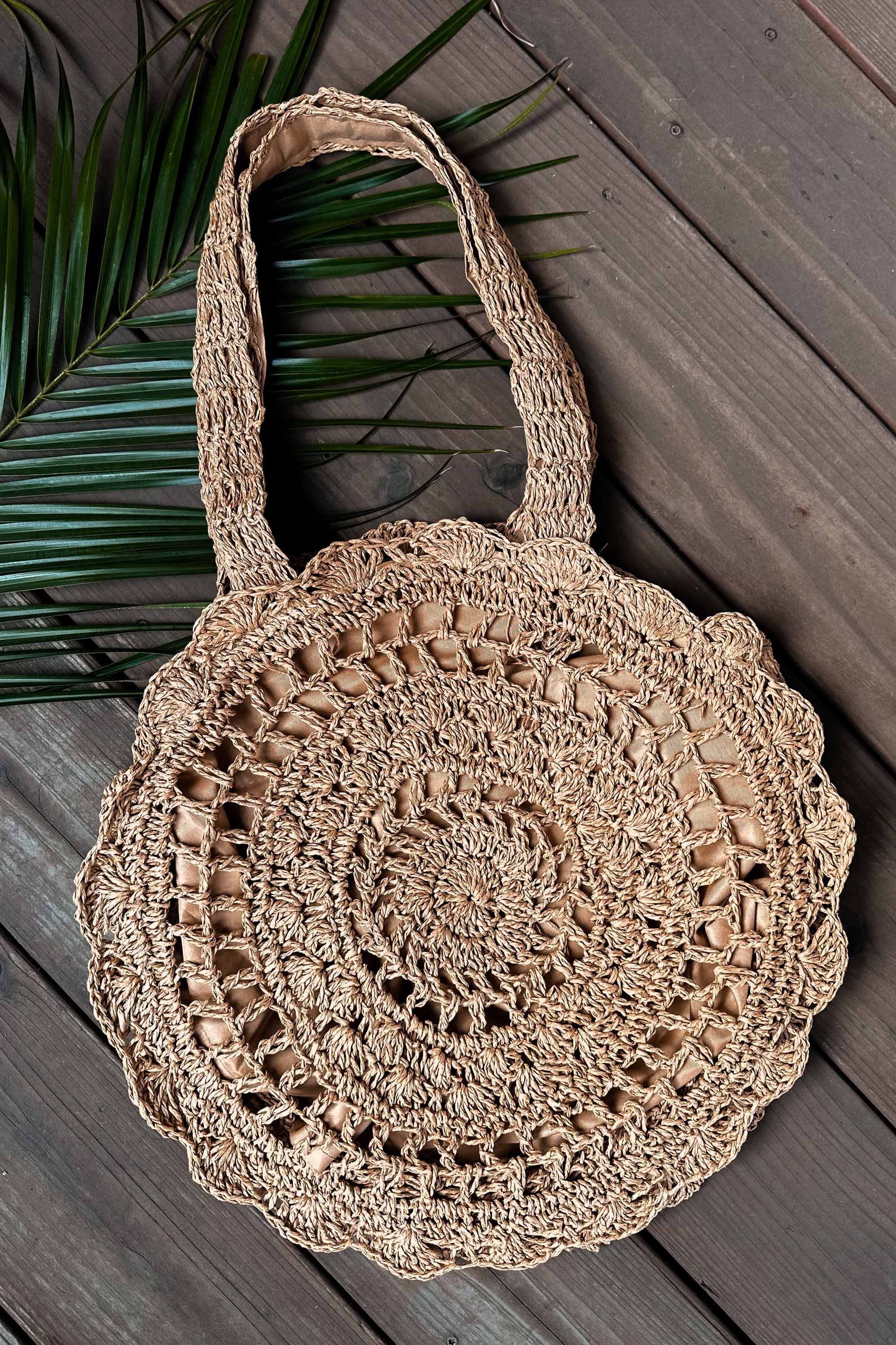 Straw Beach Bag