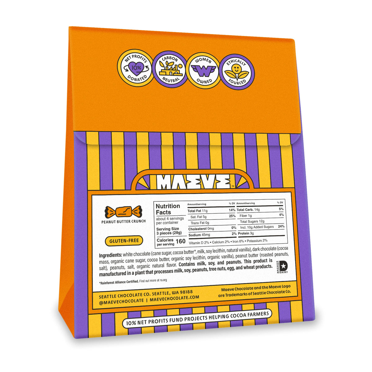 Peanut Butter Crunch Bonbon Box - 4oz