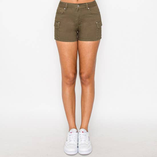 REGULAR SIZE CARGO POCKET SHORTS