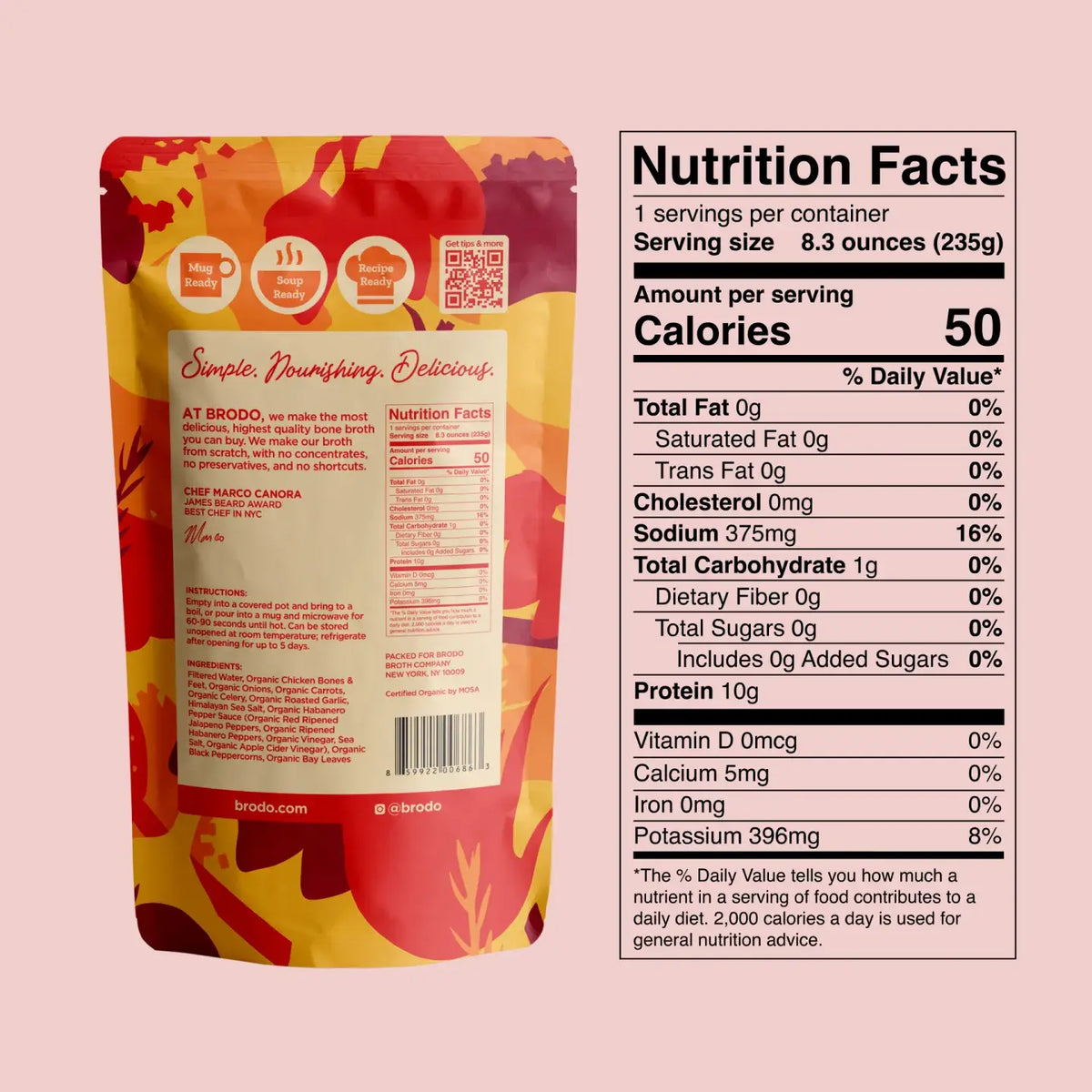 Organic Spicy Nonna Bone Broth