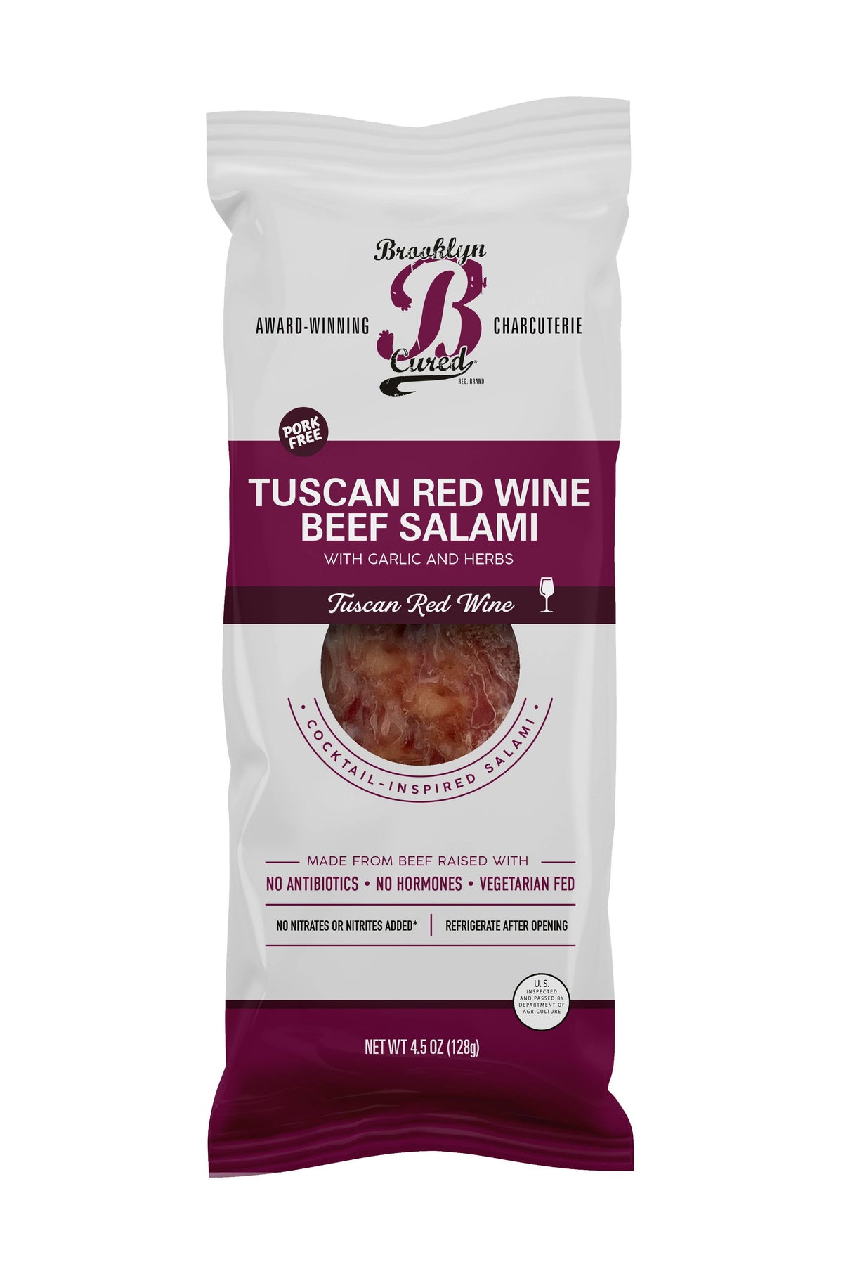 Tuscan Red Wine Beef Salami