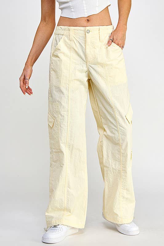 Low-Rise Parachute Pants